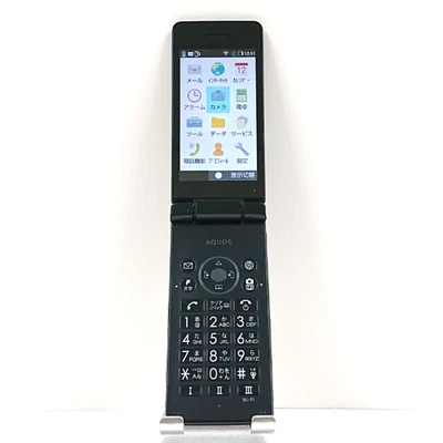 SHARP AQUOS Keitai 3 805SH 806SH Android Flip Phone Nero Giappone - Immagine 1 di 4
