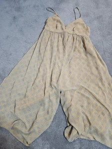 SPORTSGIRL Womens Yellow Summer Playsuit Size 10 - Long Leg - Picture 1 of 11