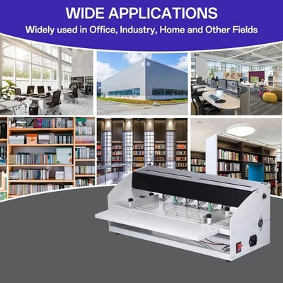 Máquina plegadora de papel perforadora 3 en 1 eléctrica de 18" (460 mm) NUEVA- Foto 1 de 4