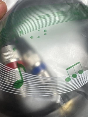 6ft Pro Audio Dual XLR Male to 2-RCA Male Stereo Plug Patch Cable Red/Blue - Image 1 of 4