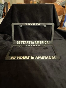 Toyota License Plate Frames - Picture 1 of 4