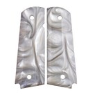 1911 Full Size Grips White Mother of Pearl for Colt, S&W, Springfield, Taurus