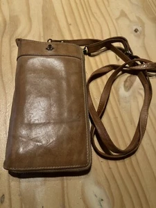 harbour 2nd leather Tan Crossbody wallet (See Pics For Details) - Picture 1 of 8