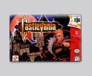 CASTLEVANIA / N64 - IMÁN NEVERA 2"x3" (caja retro juego nintendo 64 - Imagen 1 de 4