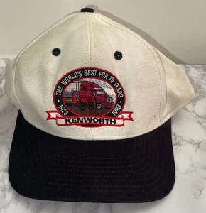 Vintage Kenworth Trucker Hat The world's Best For 75 Years 1923-1998 Snap Back - Picture 1 of 15