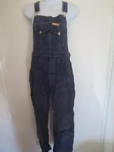 VINTAGE Corduroy Dungarees Overalls Size XS UK 6/8 Euro 34/36 - Picture 1 of 10