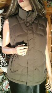 The North Face 600 Goose Down Dark Brown Vest Size Large XL Girls 40" Chest