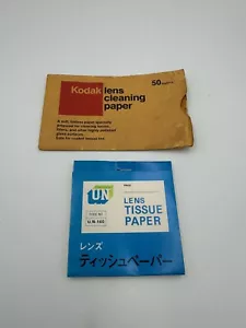 VINTAGE Kodak Lens Cleaning Paper Vintage Photography Supplies Collectible - Picture 1 of 5