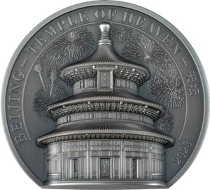 TEMPLO DEL CIELO BEIJING 2023 $25 5 oz moneda de plata SMARTMINTING Islas Cook - Imagen 1 de 4