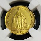 Chile: Republic gold 2 Pesos 1873-So MS62 NGC, Santiago mint, KM143, Fr-47