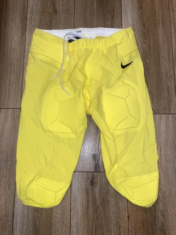 Oregon Ducks Nike Football 2019 Pants team issued Game worn PE Yellow Padded Cover
