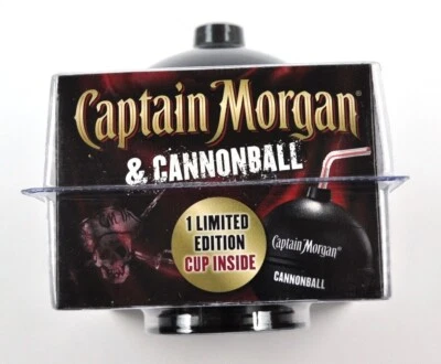 Coole Captain Morgan USA Cannonball Cup Kanonenkugel Style Trinkgefäß Becher OVP
