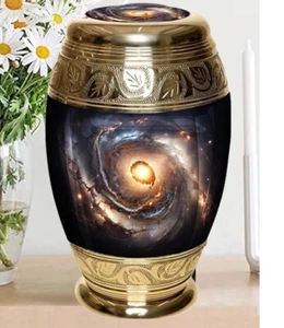 Galaxy urn large size 10x7 inch with bage , Galaxy Urn large - Picture 1 of 3