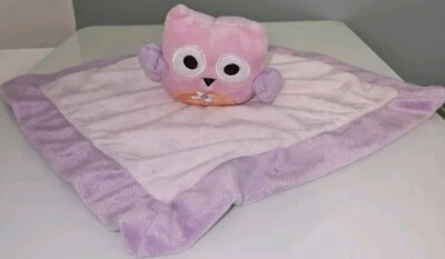 Banana Fish Owl Lovey Rosa Púrpura Peluche Bebé Manta de Seguridad Juguete  Foto 1 de 3
