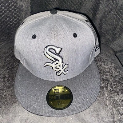 New Era 59Fifty (Gray) Chicago White Sox  Hat Sz 7 1/2 - Image 1 of 4