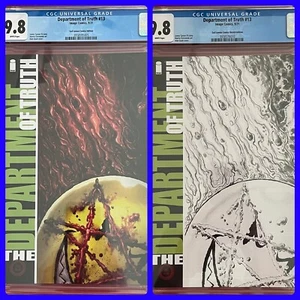 Department Of Truth DoT #13 Set CGC 9.8 Set Alan Quah Watchmen Sketch /500 - Picture 1 of 10
