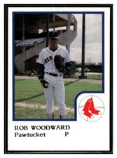 Rob Woodward 1986 ProCards Pawtucket Red Sox #28 Pawtucket Red Sox