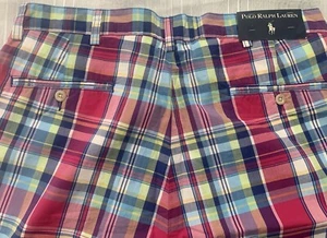 NWT Polo Ralph Lauren Men’s Size 34 9” Multi-Color Walk Shorts. ( 100% Cotton) - Picture 1 of 8