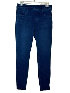 Pantalones de mezclilla SPANX para mujer talla mediana azul oscuro lavado al tobillo ajustados elásticos pull on - Imagen 1 de 4