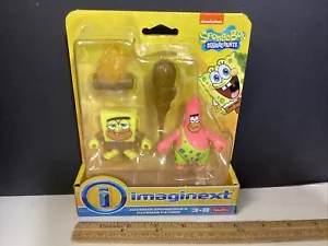 Imaginext Spongebob Squarepants CAVEMAN SPONGEBOB & Patrick Fisher Price 2015 - Picture 1 of 7