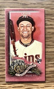 2022 Topps Allen & Ginter X Royce Lewis Red 1 /5 Rookie Mini Twins RC