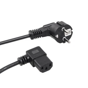 Kabel zasilający Maclean 3M kątowy EU MCTV-803 - Zdjęcie 1 z 5