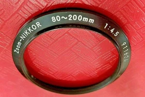 Nikon Zoom-Nikkor 80-200mm 1:4.5 Lens Front Ring For Telephoto 52mm Filter Size - Picture 1 of 4