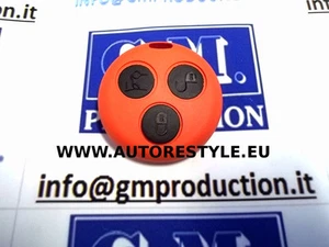 Cover Mando Naranja Para Control Remoto Inteligente Fortwo 450 3 Llaves USA Su - Imagen 1 de 1