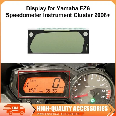 Pantalla LCD compatible con cuadro de instrumentos velocímetro Yamaha FZ6 después del año 2008 Foto 1 de 4