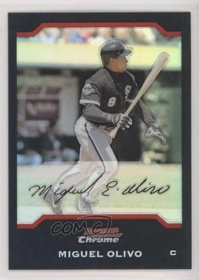2004 Bowman Chrome Refractor Miguel Olivo #119 - Image 1 of 2