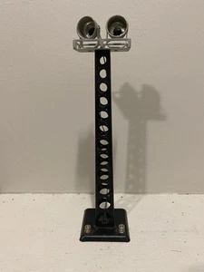 Marx 416A Two Lamp Flood Light Tower Black vintage 11 3/8” - Picture 1 of 5