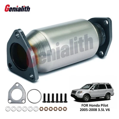 Rear Catalytic Converter Direct-Fit for 2005 2006 2007 2008 Honda Pilot 3.5L V6 Foto 1 de 4