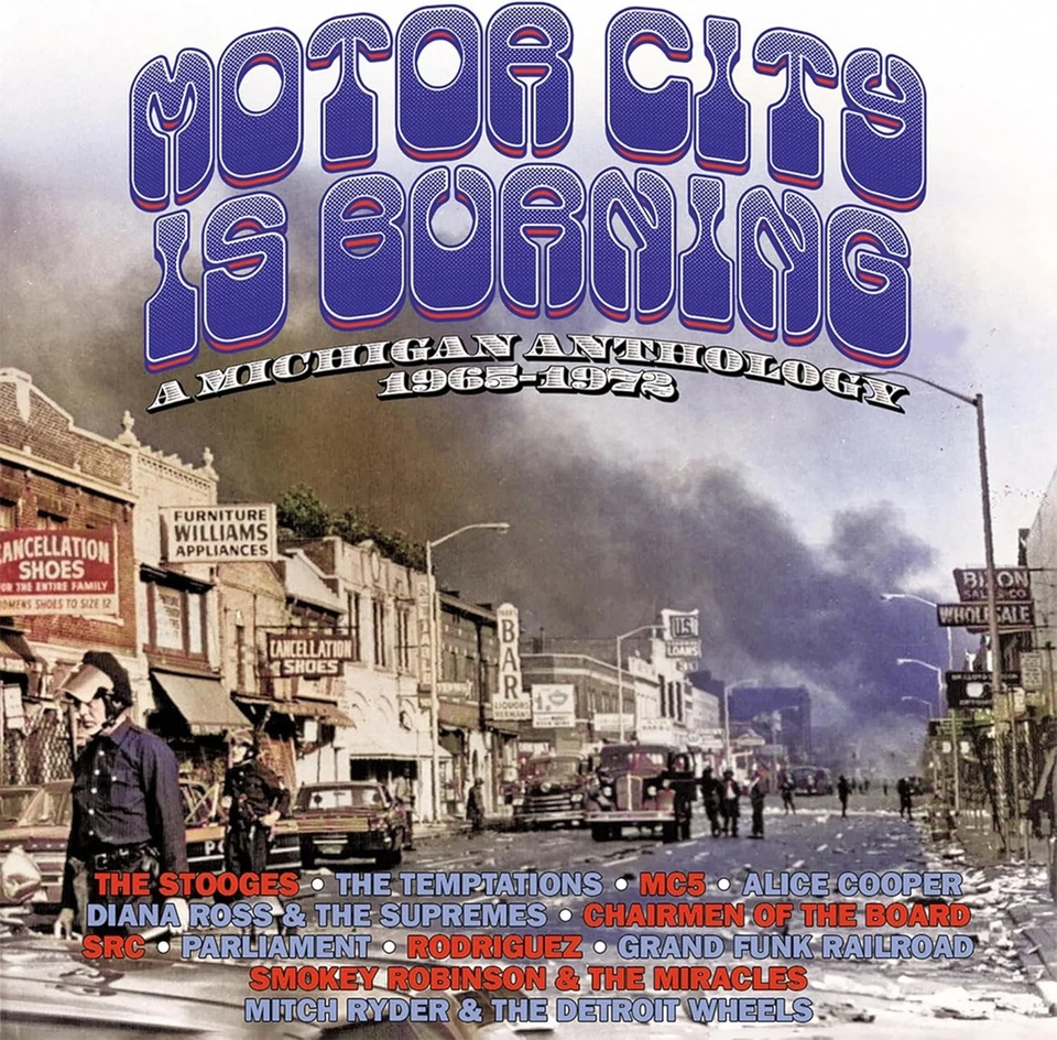 MOTOR CITY IS BURNING MICHIGAN ANTHOLOGY 1965-1972 3 CD SET NEW MC5 THE STOOGES - Image 1 of 1