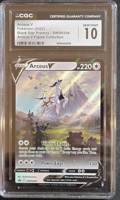 CGC Gem Mint 10 Arceus V SWSH204 SWSH: Sword & Shield Promo Cards Holo - Image 1 of 2