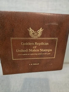 Golden Replicas Of United States Stamps Proof Replicas Of 22kt Gold - Picture 1 of 2