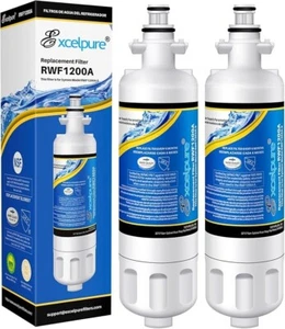Icepure Refrigerator Water Filter PP-RWF1200A - 2 Packs + AF004 Air Filters - Picture 1 of 7