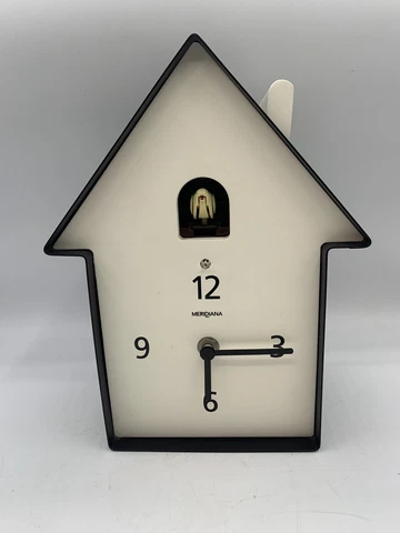 Meridiana Italy Cuckoo Clock 100% Made In Italy 10” Works Cover