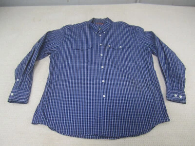 Acorn Shirt Mens 2XL XXL Blue Long Sleeve Button Down Casual Bob Goldfeder - Image 1 of 4