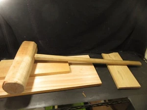 1985:Genuine Japanese Wooden Mallet for making rice dough (mochi) / Kine / 2.7kg - Picture 1 of 24