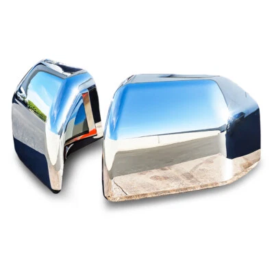 For 2015–2019 Ford F-150 Chrome Top Half Mirror Cap Trim Cover Overlay Set Foto 1 de 4