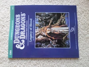 Legacy of Blood CM9 Adventure Module Dungeons and Dragons - Picture 1 of 10