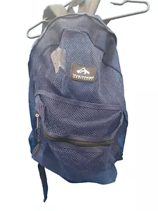 Trailmaker Backpack Men's Women's Kid's Mesh See Through Book Bag Travel Hiking - Picture 1 of 11