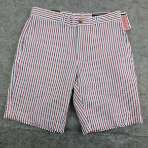 VINEYARD VINES Mens Sz 28 Red White Blue Breaker Shorts 9" Firework Seersucker - Picture 1 of 12