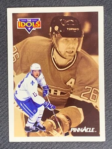 SCORE Pinnacle The Idols 1991 Mats Sundin Naslund #389 NHL Ice Hockey Card - Picture 1 of 2