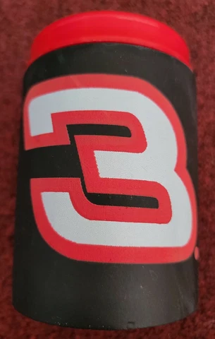 Vintage 90s Sports Image Dale Earnhardt #3 RCR Nascar Koosie Beer Drink Holder Cover