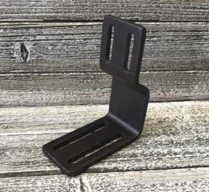 Black Aluminum Wheelchair Fixed Seat Back & Seat Bottom Bracket - Picture 1 of 5