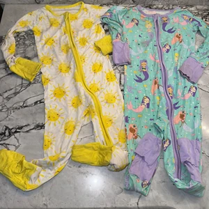 Little Sleepies 12-18 Months Sleeper One Piece Bamboo Lot PLAY - Picture 1 of 5