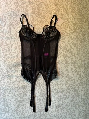 NWT l'agent by agent provocateur corset, black, size small - Image 1 of 4