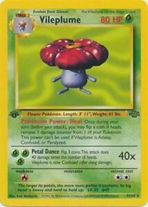 Vileplume - 31/64 - Pokemon Jungle 1st Edition Rare Card WOTC NM