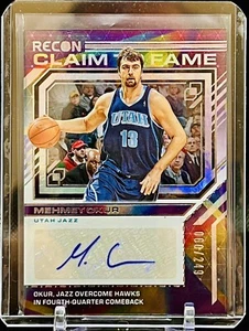 Mehmet Okur AUTOGRAPH #60/249 2021-22 Panini Recon Claim to Fame #CFS-MOK - Picture 1 of 2